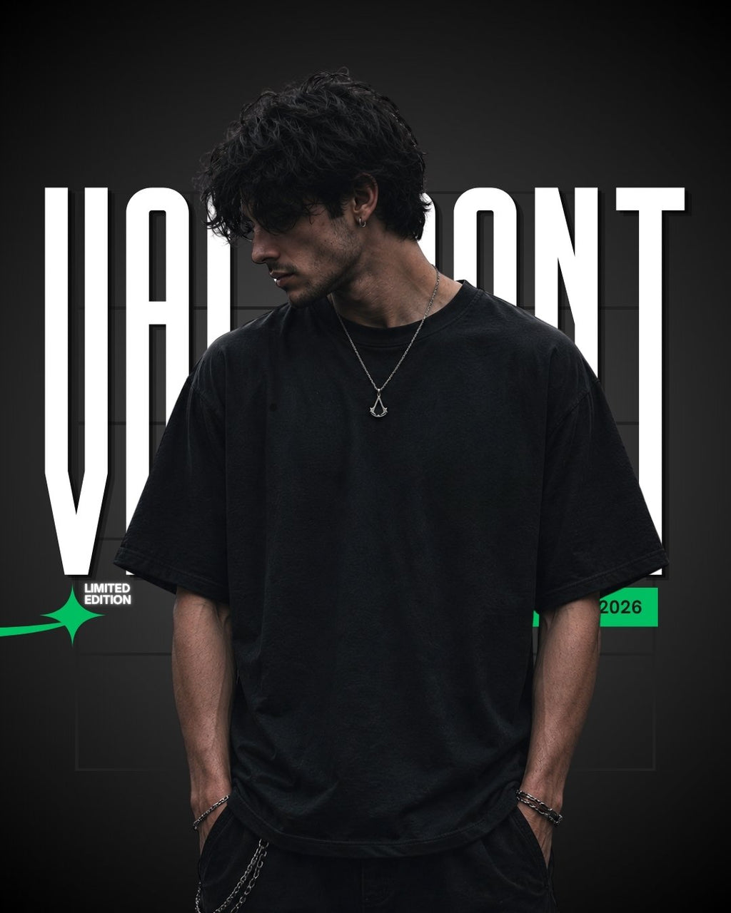 Jett Valorant Inspired Oversized T-Shirt | The Gamers Fit