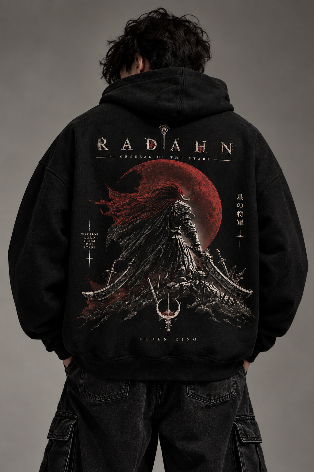 Radahn Boxy Fit Hoodie – Elden Ring Gaming Hoodie